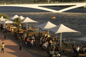 Terraza sobre el río Mondego in Coimbra